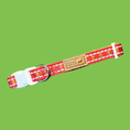 Load image into Gallery viewer, ‘Meanie Weenie’ Red Adjustable Dachshund Christmas Collar - Sausage Dog Box

