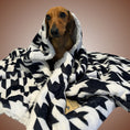 Load image into Gallery viewer, Supersize Dachshund Blanket - Houndstooth
