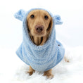 Load image into Gallery viewer, Frosted Blue DoxieRobe - Bamboo Dachshund Bath Robe
