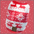 Load image into Gallery viewer, Red Oh Deer - Sausage Dog Box Dachshund PJ's/Jumper
