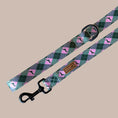 Load image into Gallery viewer, Pink Rosewood Argyle Dog Lead
