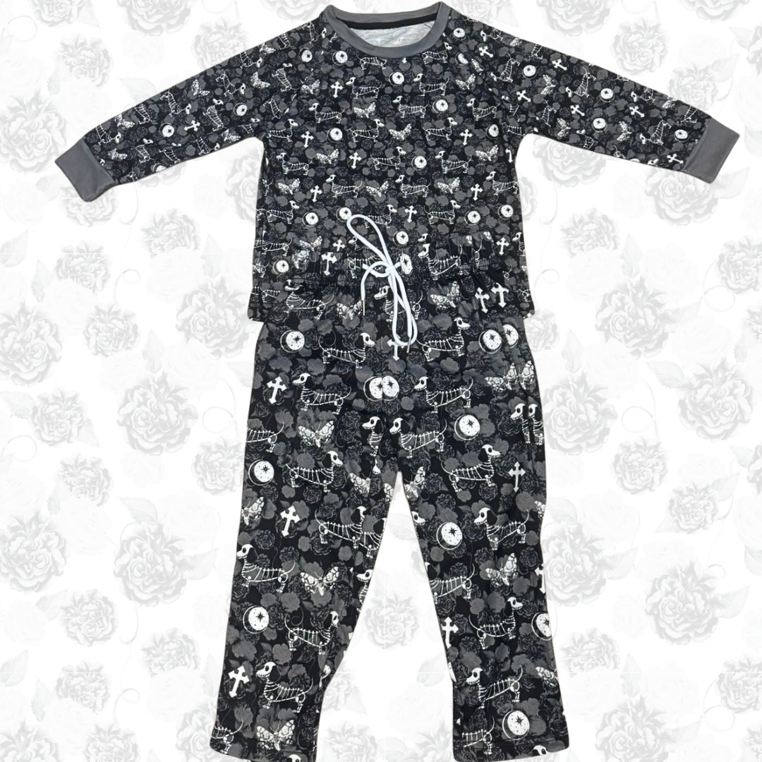 Matching Family Halloween Dachshund Print Pj’s | Twilight Doxie