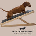 Load image into Gallery viewer, Sausage Dog Box Standard Dachshund Ramp - Adjustable
