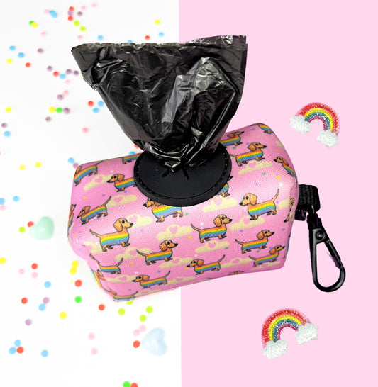 Poop Bag Holder - Chasing Rainbows