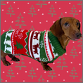 Load image into Gallery viewer, Sausage Dog Box Merry Christmas Dachshund Jumper
