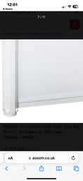 Load image into Gallery viewer, Sausage Dog Box Retractable Safety Stair Gate Barrier- White Mesh
