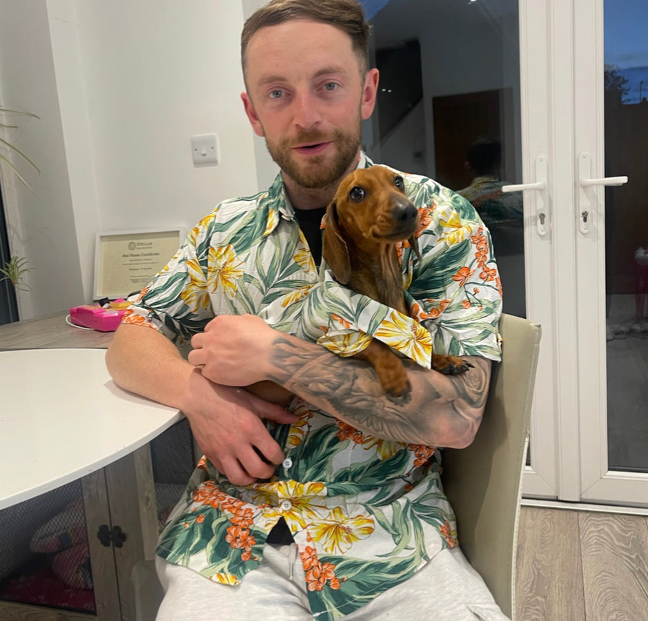 Sausage Dog Box Dachshund Dog Hawaiian Shirt