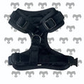 Load image into Gallery viewer, BARK AVENUE Luxury Adjustable Harness - Black Velvet
