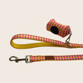 Load image into Gallery viewer, Tutti Fruitti pink and orange houndstooth pattern for dog walking
